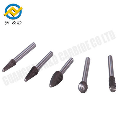 Deburring WC Co Tungsten Carbide Burrs SA Σχήμα κυλίνδρου Carbide Rotary Burr